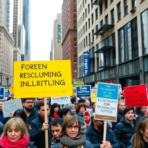 Business leaders advocating for the CHIPS and Science Act in New York City