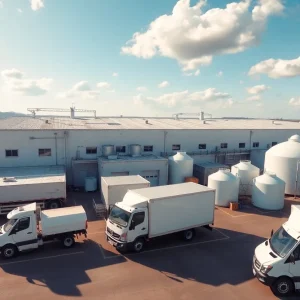 New Chobani yogurt factory in Rome, New York