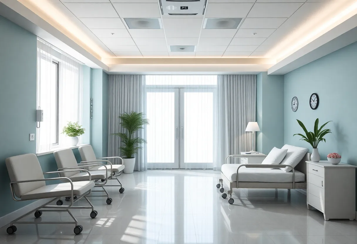 A peaceful healthcare scene symbolizing end-of-life choices.