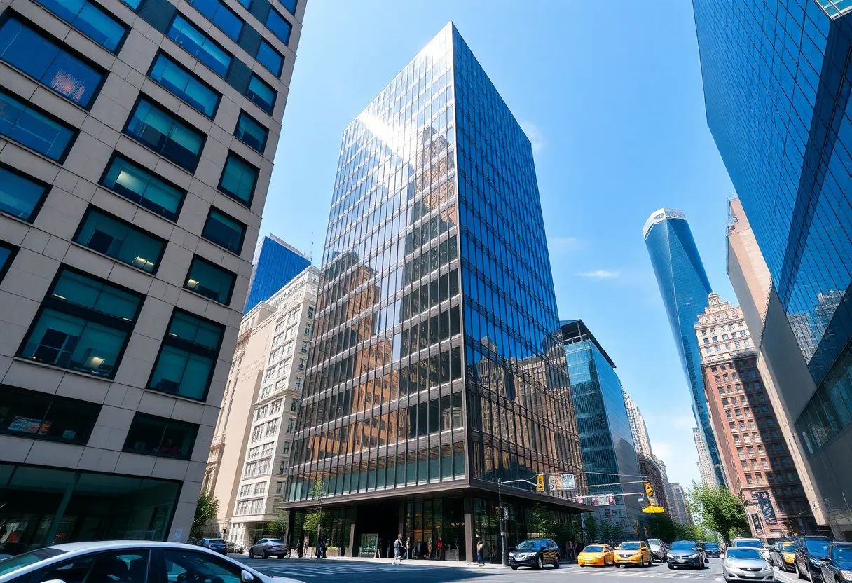 23-story Amazon office building at 522 Fifth Avenue, Manhattan