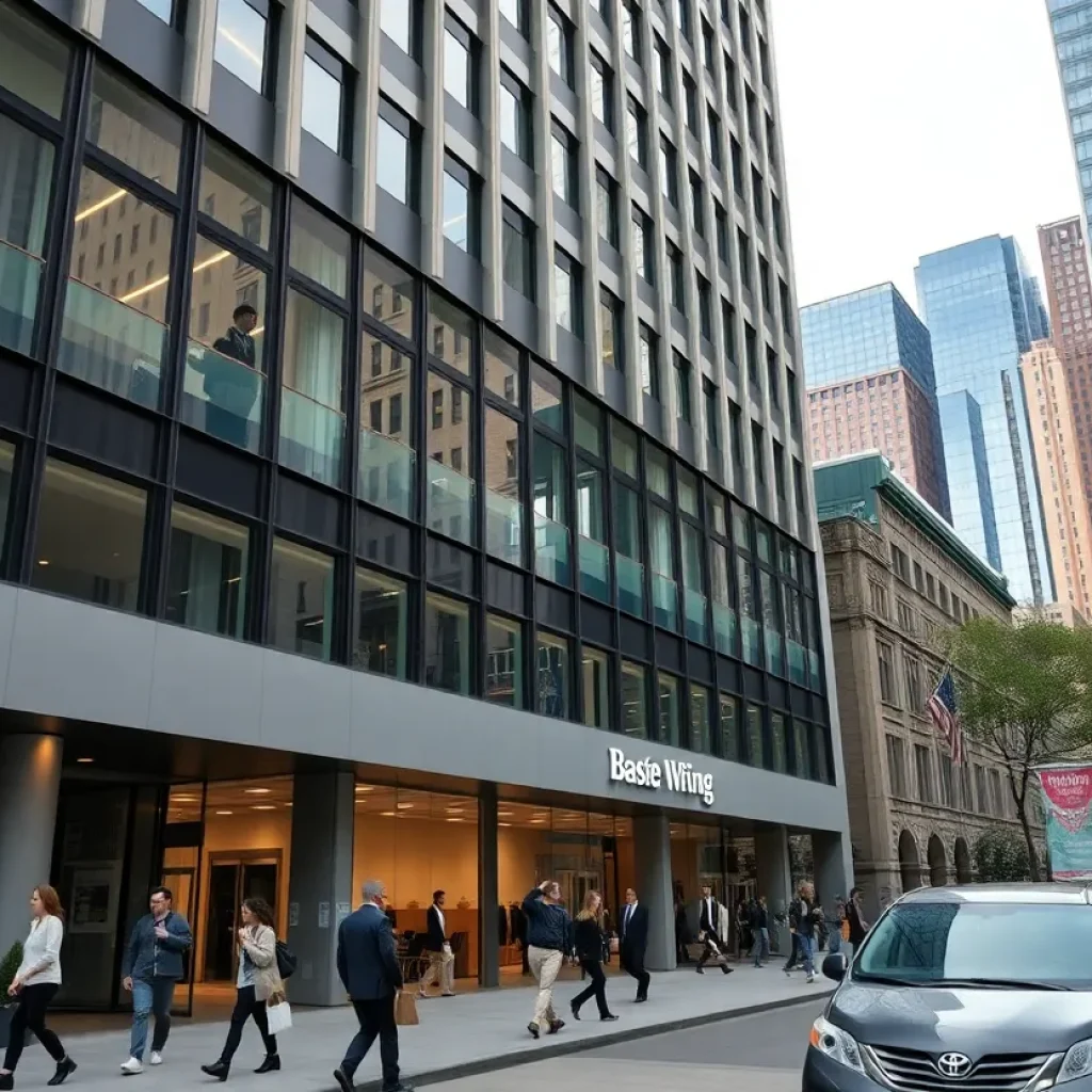 Modern office building in New York City for Chime