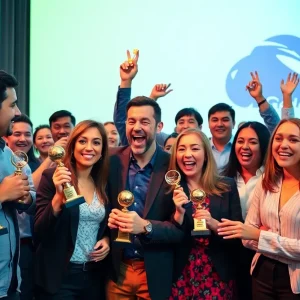 Celebration at the 2025 Content Marketing Awards