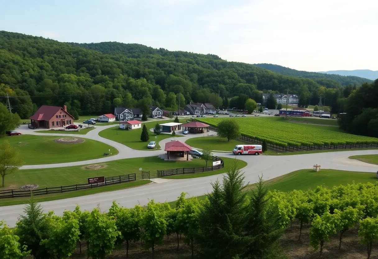 Empty tourist attractions in Upstate New York