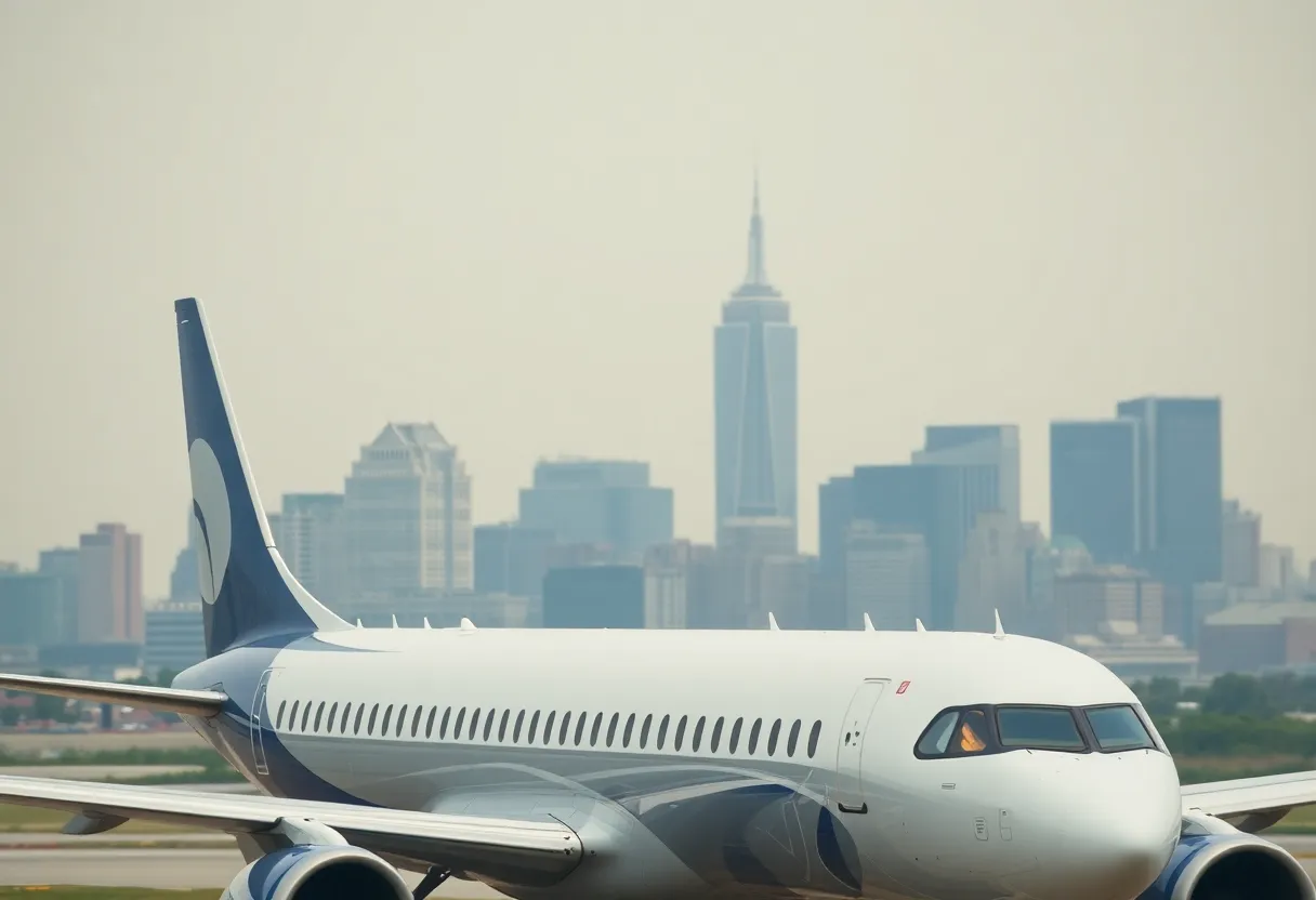 Delta Air Lines Embraer 175 at Memphis Airport