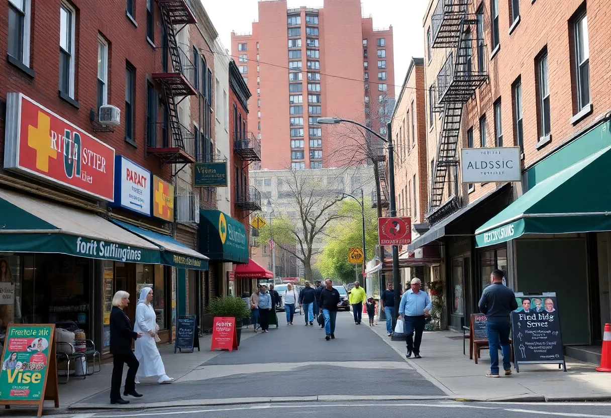 East 125th Street Business Improvement District scene