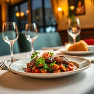 Cozy dining atmosphere at Fedora restaurant