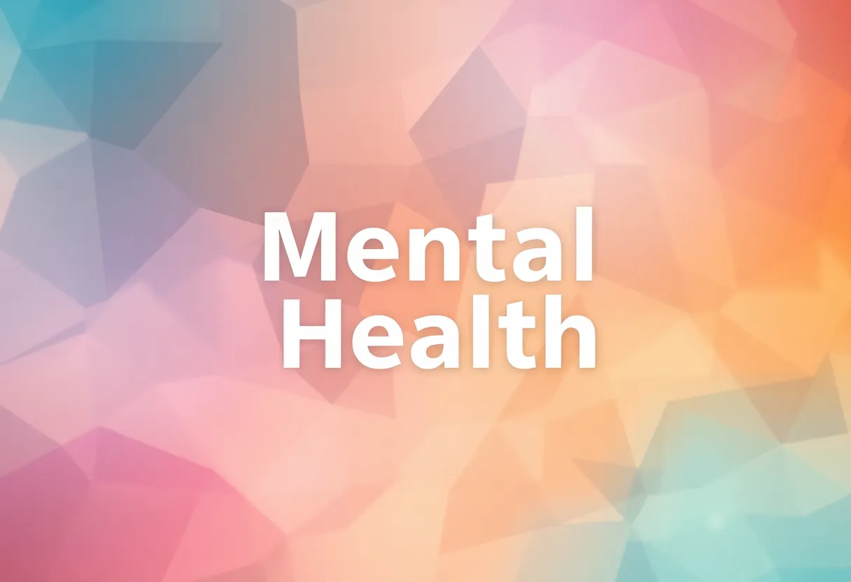 Abstract representation of mental health challenges
