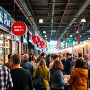 Community gathering supporting local entrepreneurs