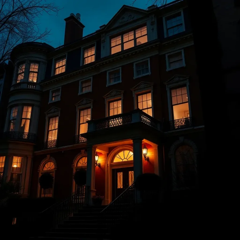 Luxury townhouse in NYC associated with a kidnapping incident.