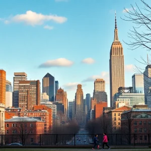 New York City skyline illustrating education and economic reforms
