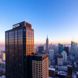 Exterior view of New York Hilton Midtown Hotel