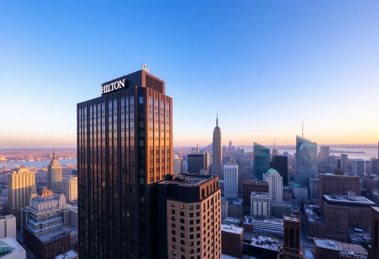 Exterior view of New York Hilton Midtown Hotel