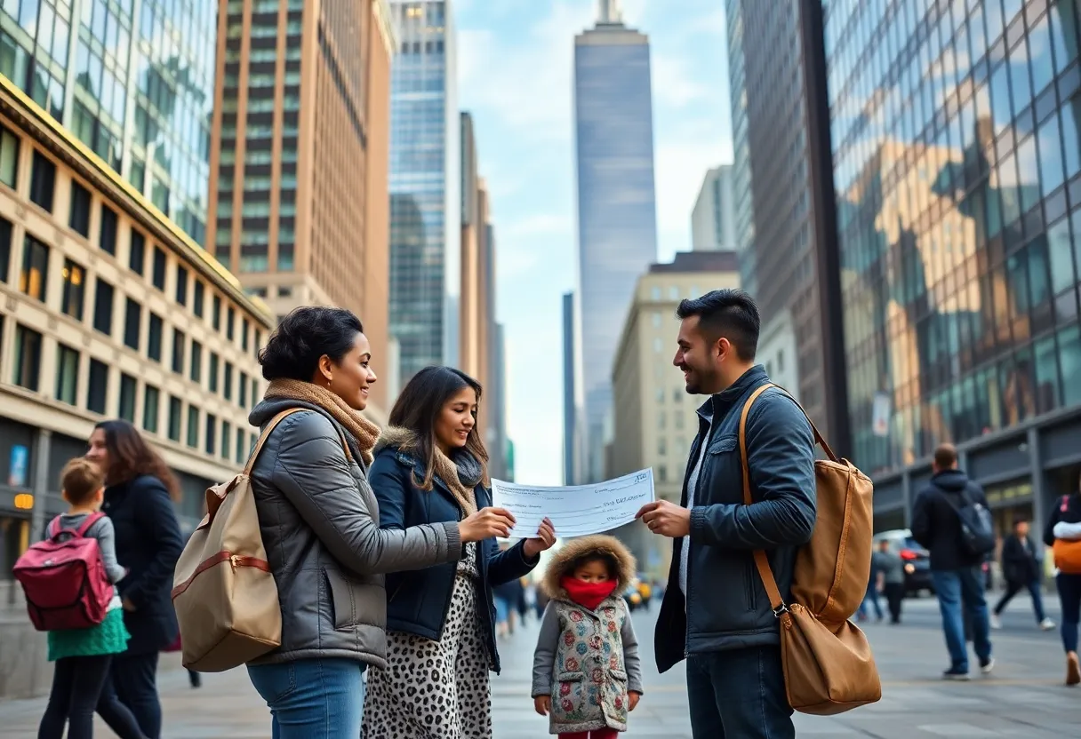 Families in New York receiving inflation relief checks