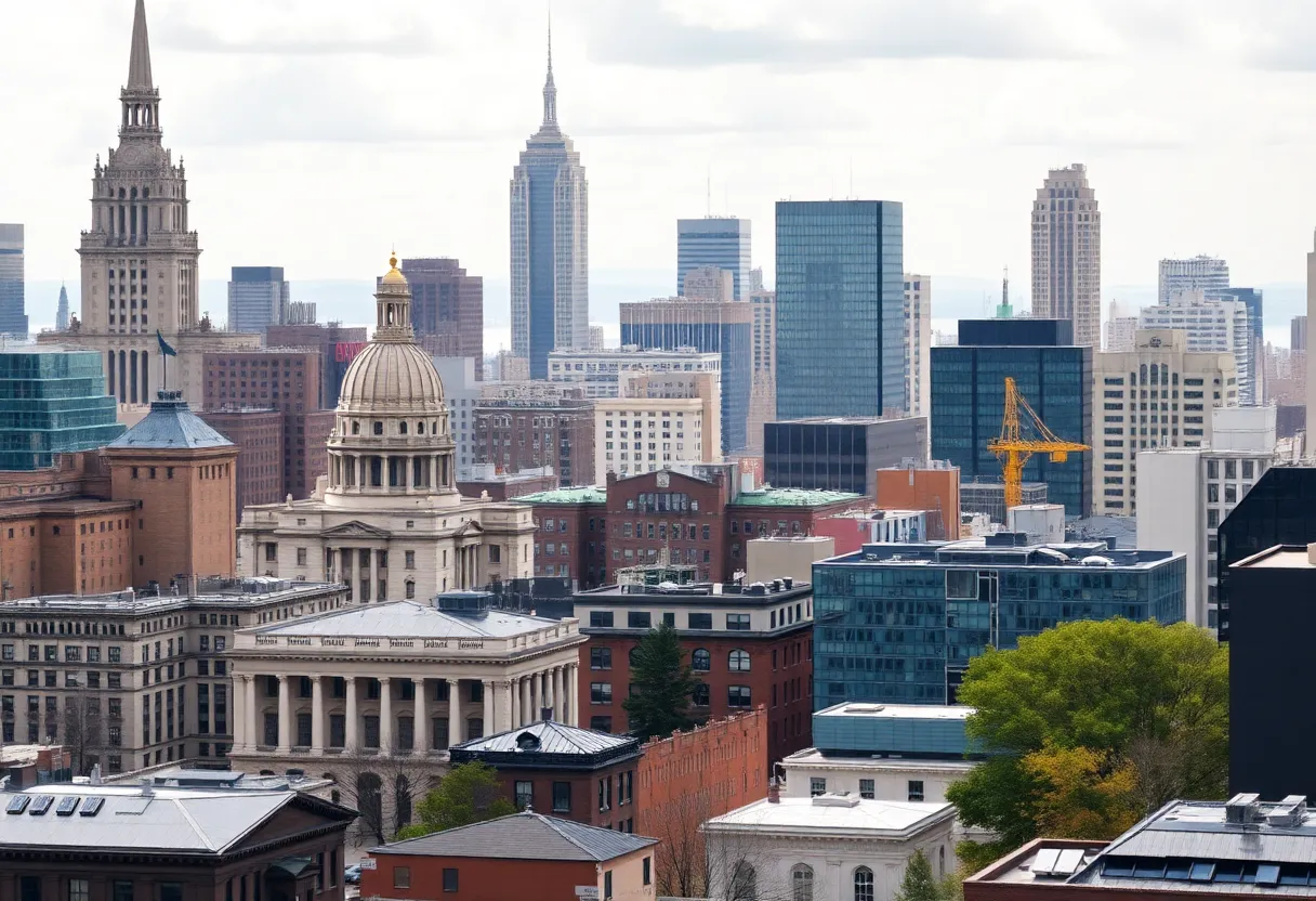 Overview of New York City's skyline with a focus on government initiatives