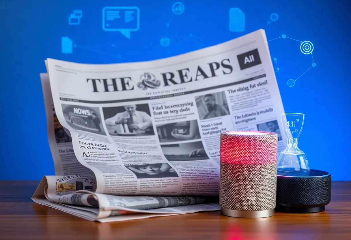 Partnership between New York Times and Amazon