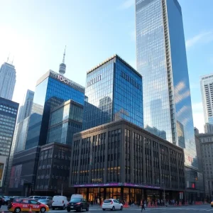 Skyline of New York City highlighting commercial real estate developments.