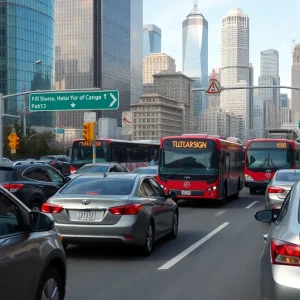Traffic congestion in New York City
