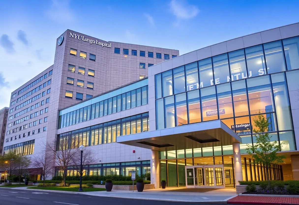 Exterior view of NYU Langone Hospital-Brooklyn and Augustana Pavilion