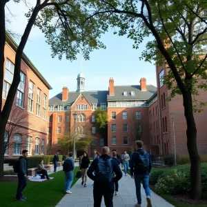 Private high school campus in New York City