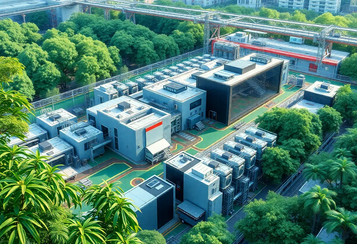 Advanced technology in a semiconductor manufacturing facility