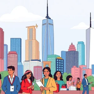 Vibrant small business scene in New York City