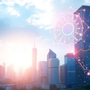 City skyline depicting AI's influence on New York's economy
