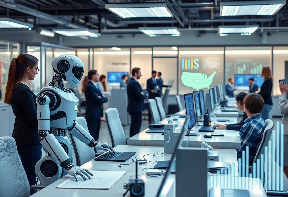 AI technologies influencing workplace layoffs in New York
