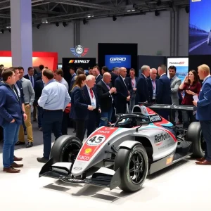 Networking at Autosport Business Exchange in New York City