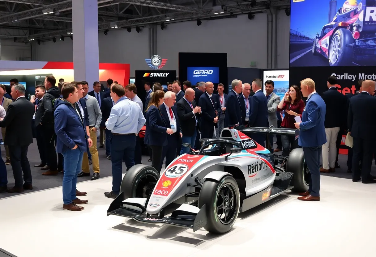 Networking at Autosport Business Exchange in New York City