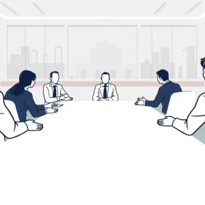 Meeting on executive pay at a bank