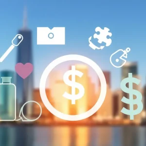 Illustration representing healthcare fraud and financial losses.