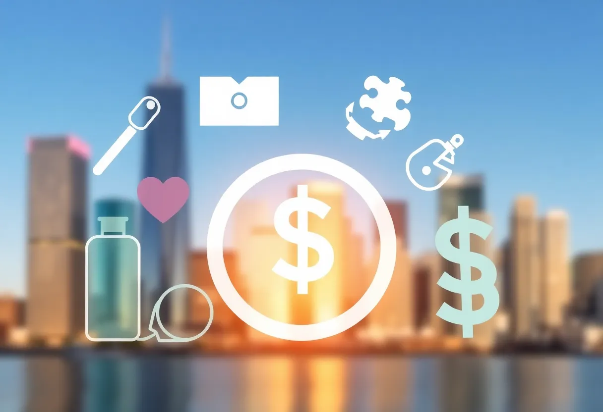 Illustration representing healthcare fraud and financial losses.