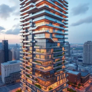 Conceptual design of a mixed-use tower in Midtown Manhattan