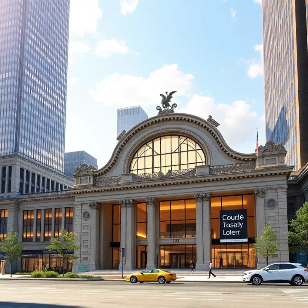 Rendering of the new office tower at 343 Madison Avenue in New York City