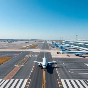 Upgraded airport facilities in New York