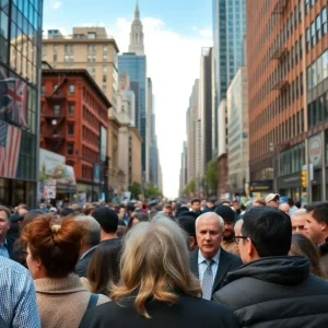 Voters in New York City engaged in discussions during the mayoral election