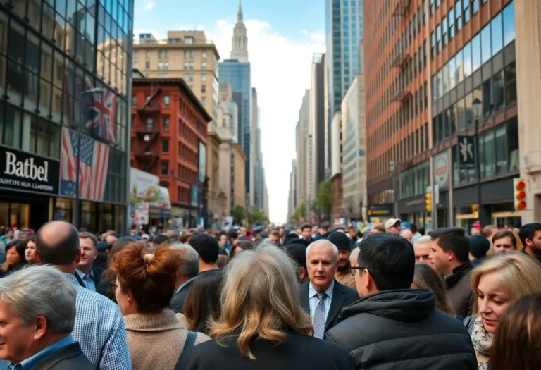Voters in New York City engaged in discussions during the mayoral election