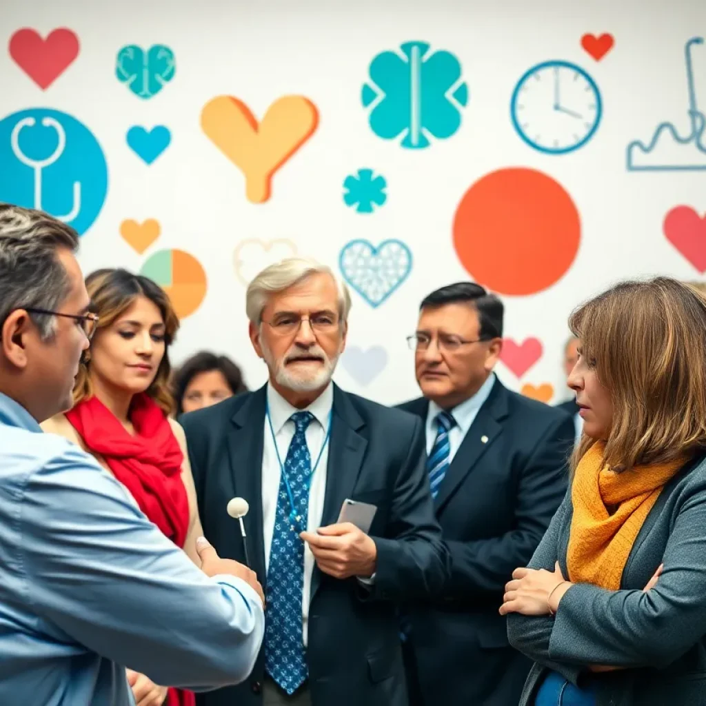 Leaders discussing healthcare concerns in New York