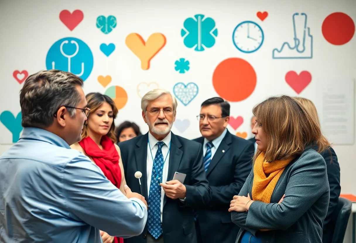 Leaders discussing healthcare concerns in New York