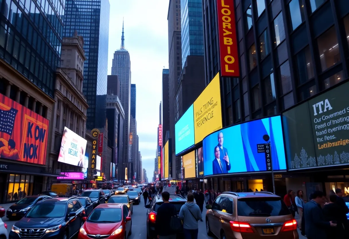 Cityscape of New York symbolizing the lobbying activities