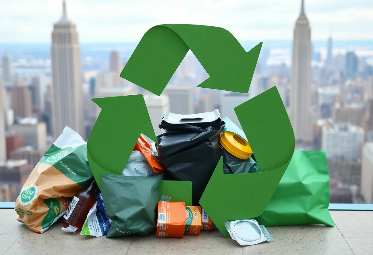 Packaging waste and recycling in New York City