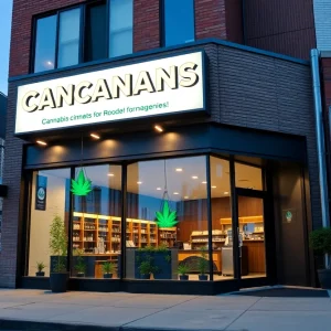 Exterior view of Renaissant NYC cannabis dispensary in Queens