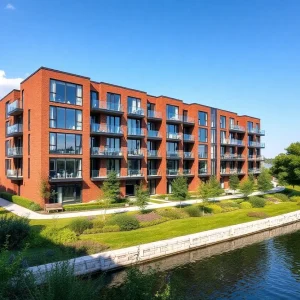 Luxury rental development The Reserve at Estuary in Weehawken, NJ