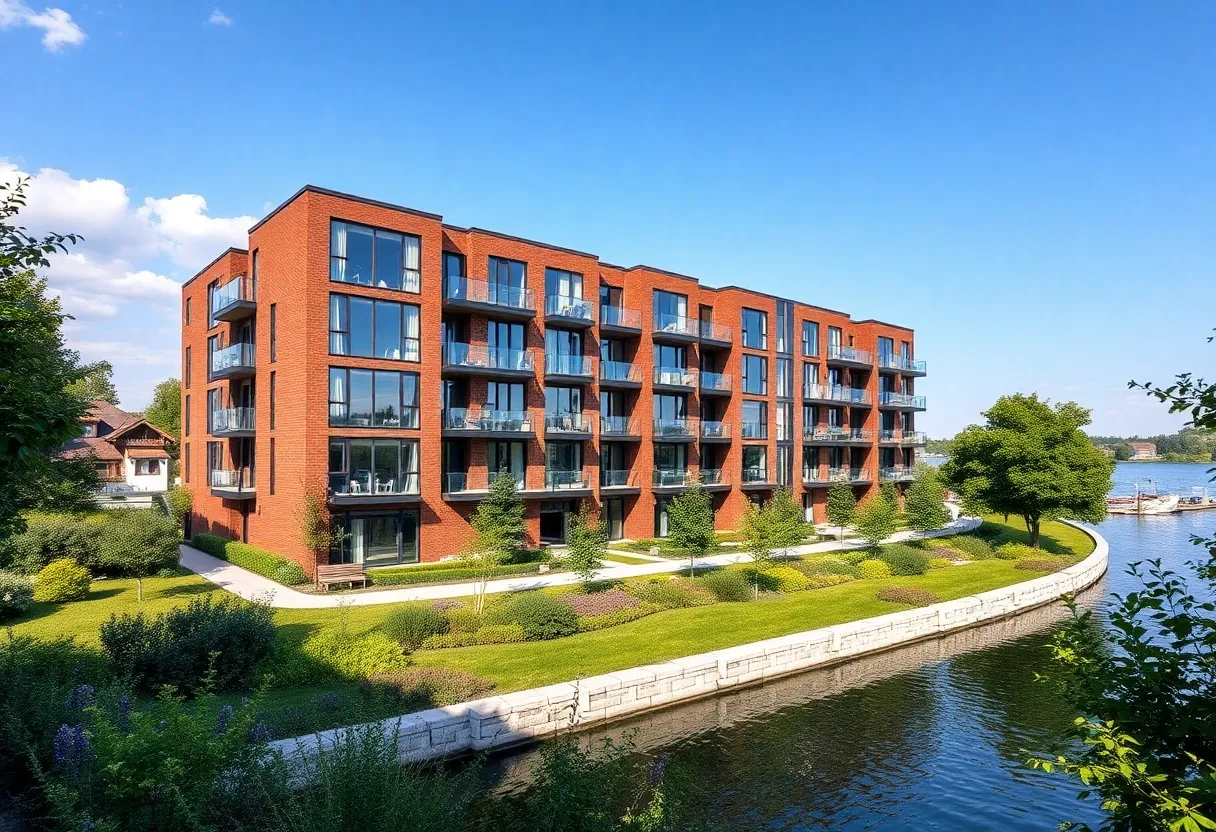 Luxury rental development The Reserve at Estuary in Weehawken, NJ