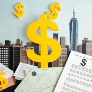 Visual representation of tax compliance challenges in New York.