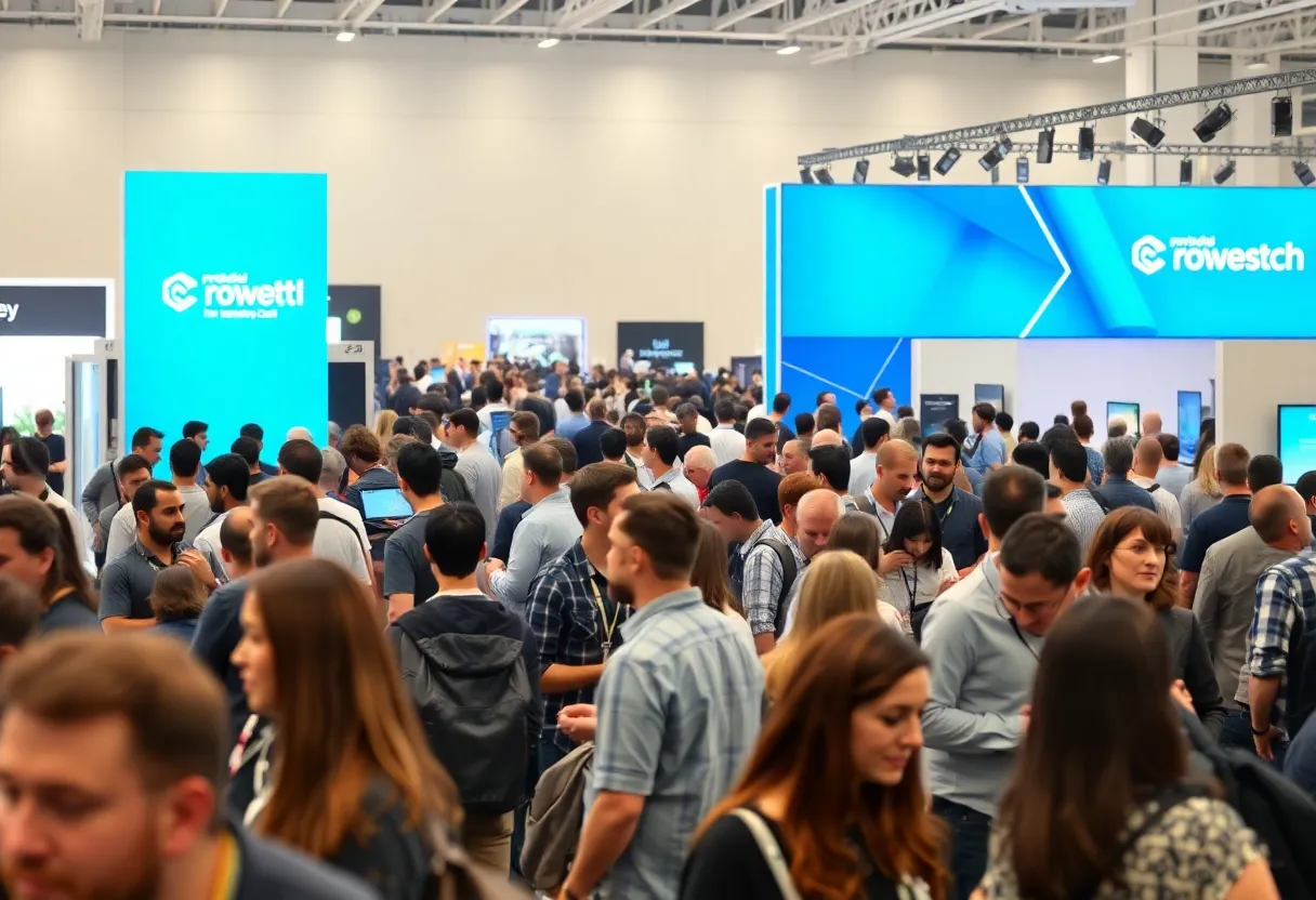 Attendees networking at Tech Week 2025 in New York City