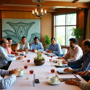 Participants at the Assam investment opportunities roundtable at the Indian Consulate in New York City