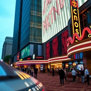 Rendering of the proposed Caesars Palace Times Square Casino Hotel.