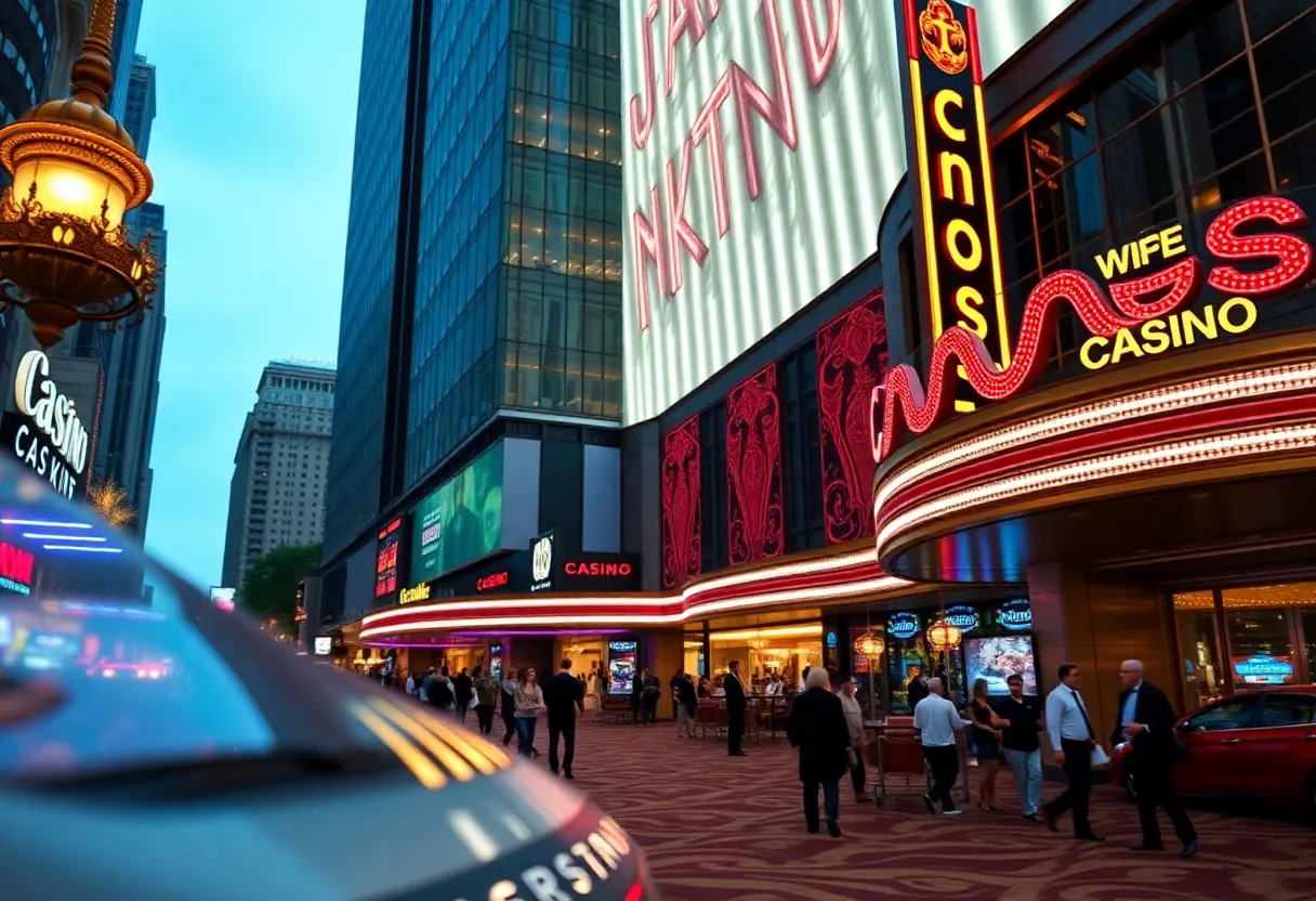 Rendering of the proposed Caesars Palace Times Square Casino Hotel.
