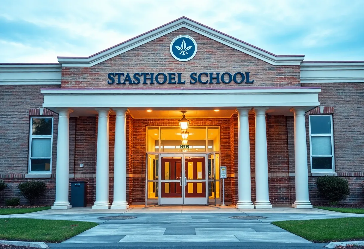 Image of Center Point High School entrance